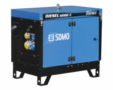 Портативный генератор SDMO DIESEL 6000 E AVR SILENCE